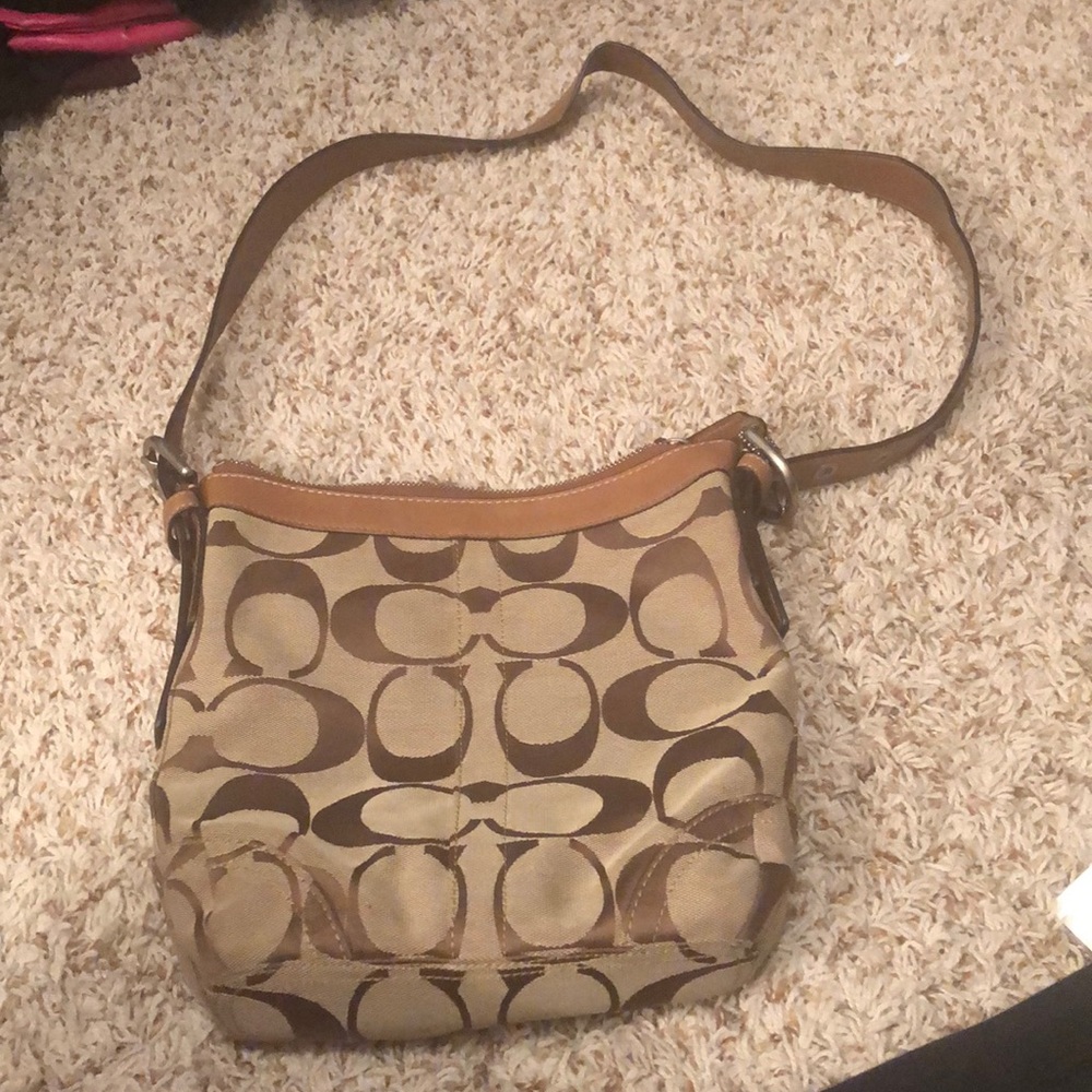 Brown Coach Crossbody Purse